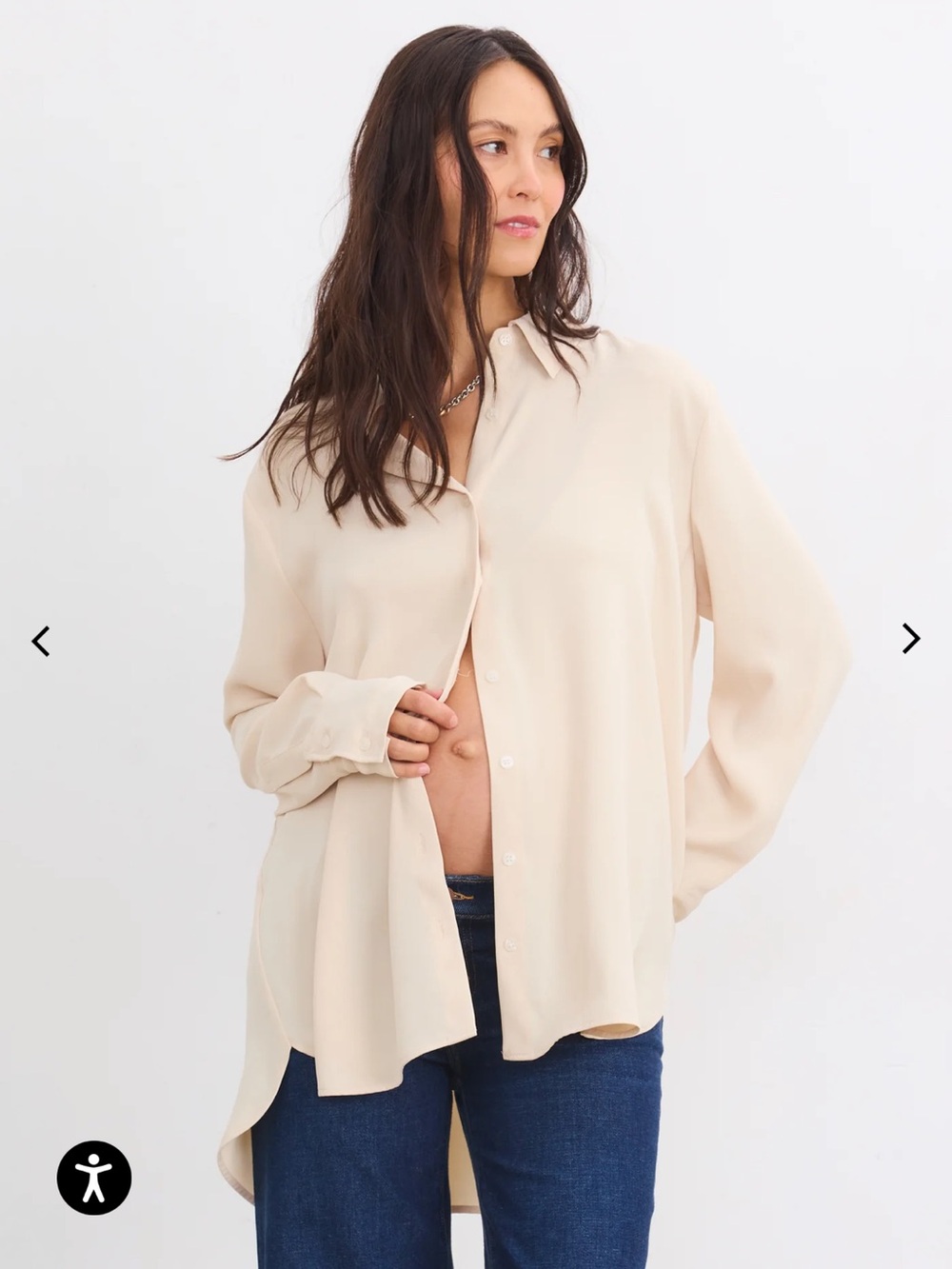 Celeste Drapey Buttondown